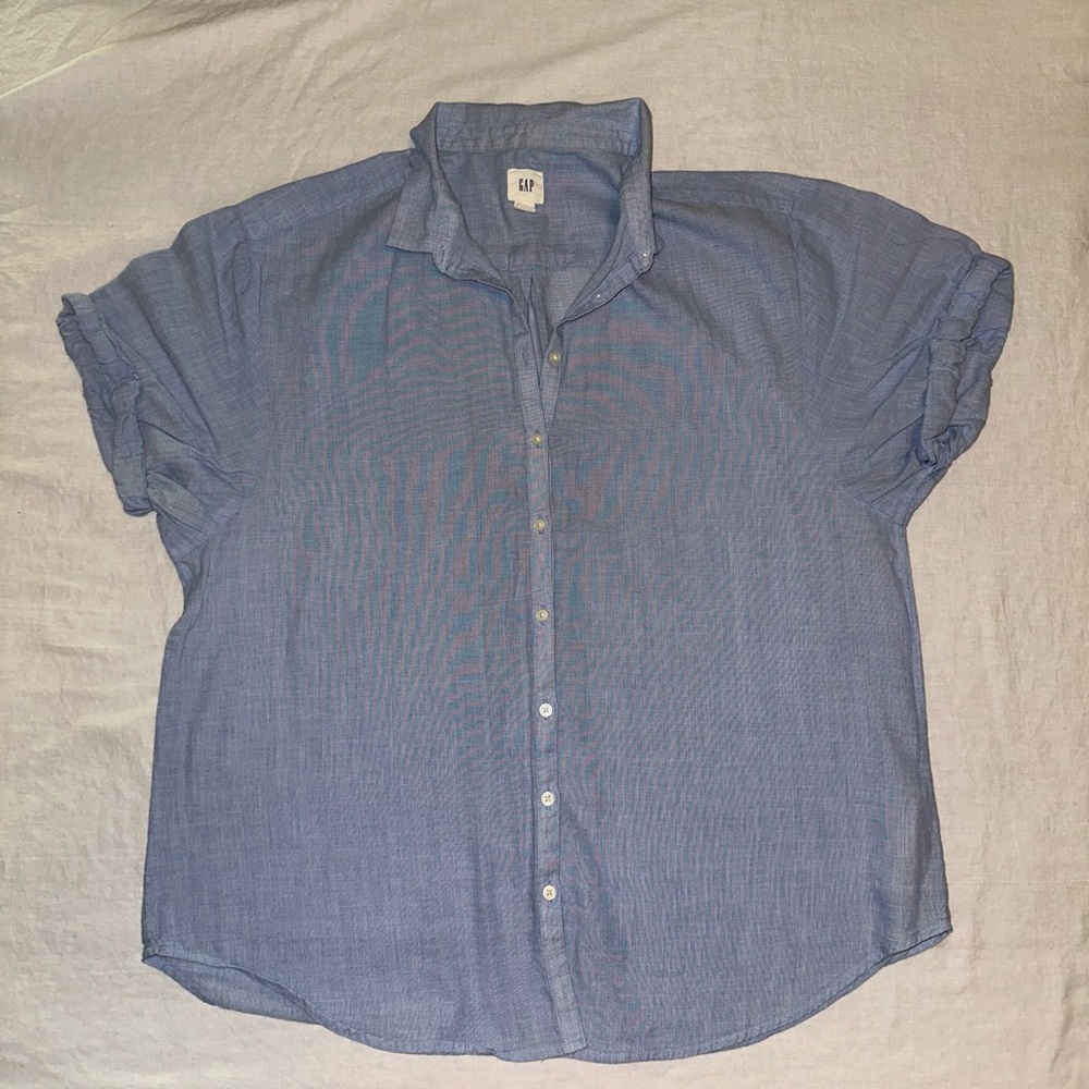 GAP Women’s Blue Casual Shirt